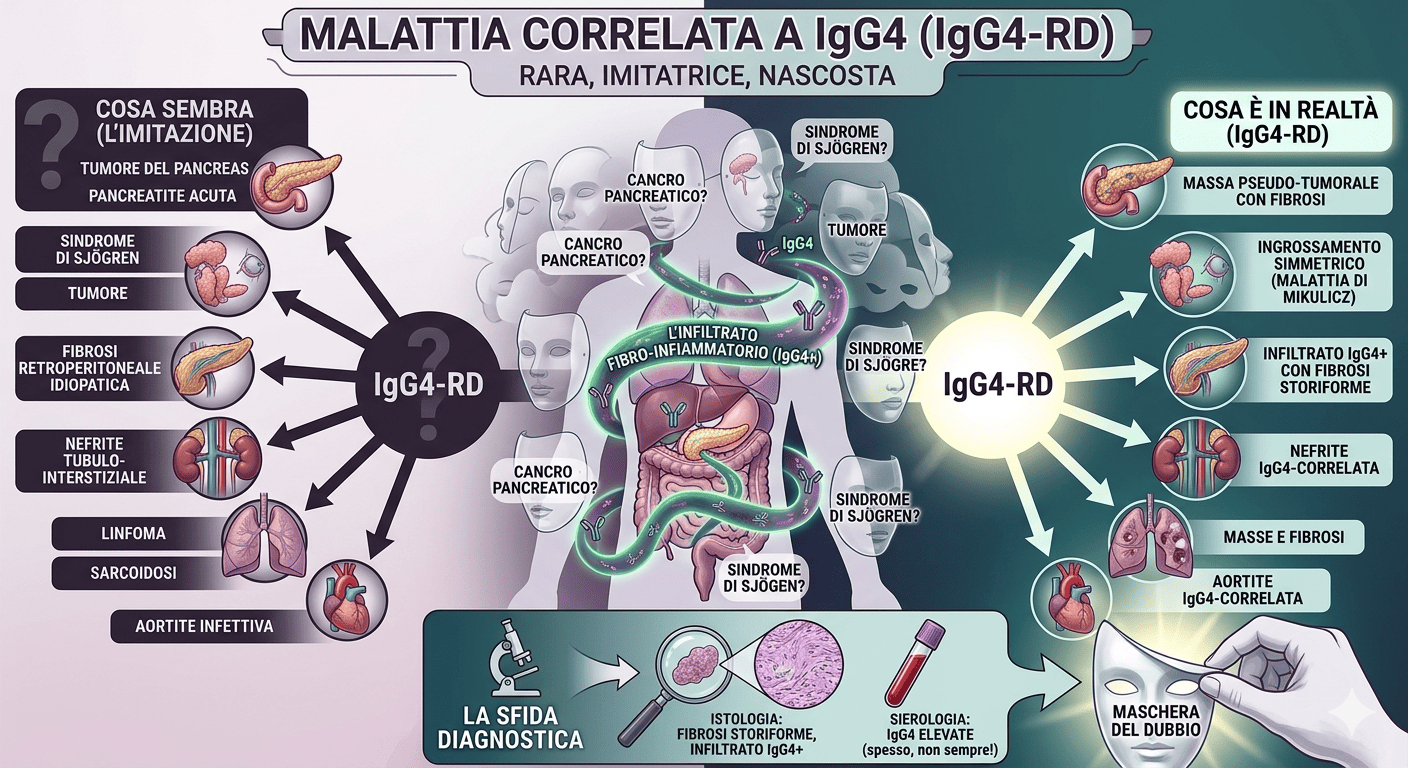 IgG4, malattia rara che ne imita altre e 'si nasconde'