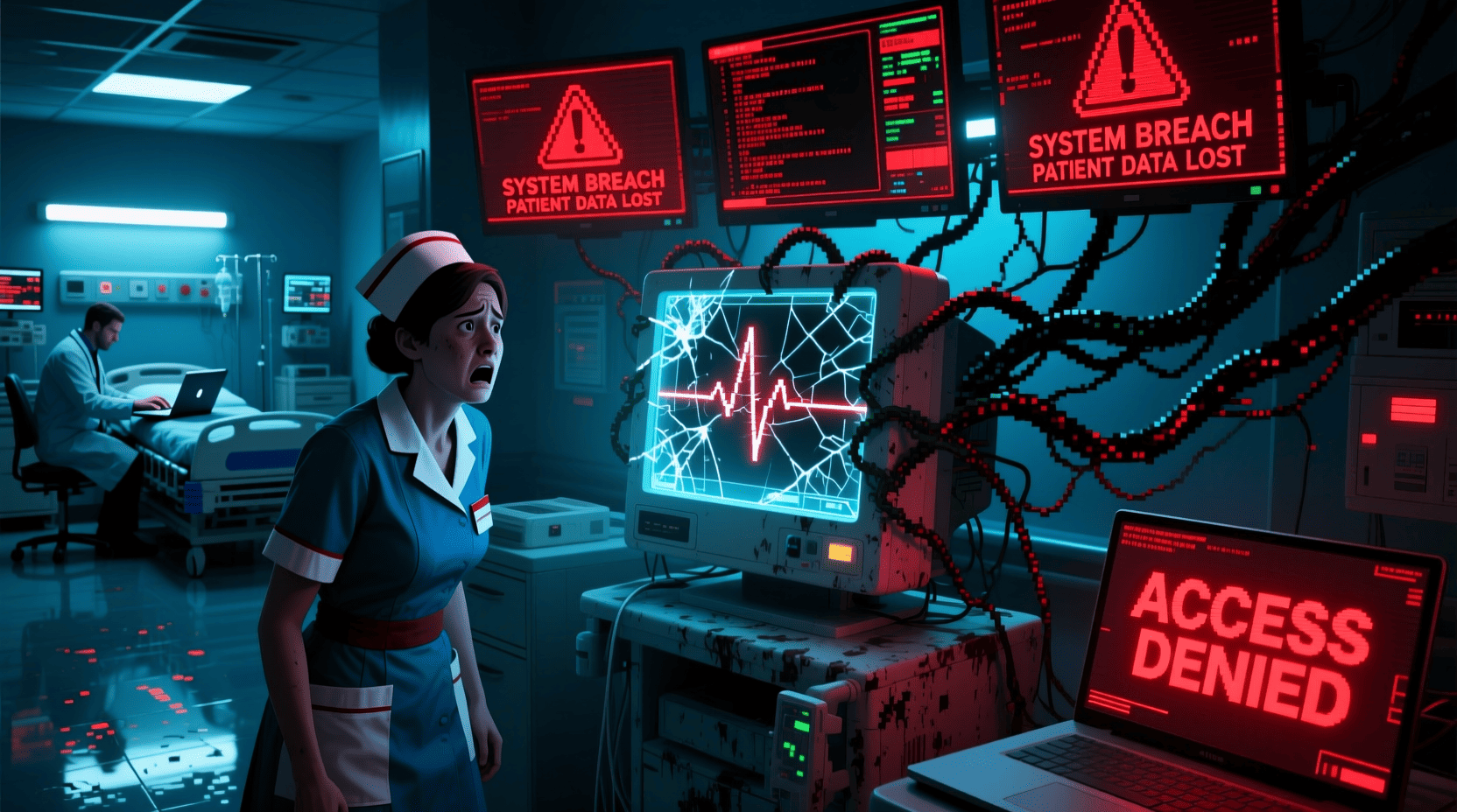 Sanità a rischio cyber: attacchi che interrompono l’assistenza ai pazienti